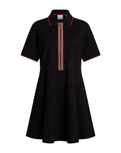 Burberry Woman Mini Dress Black Size Xxl Cotton