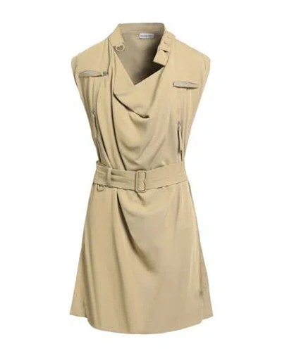 Burberry Woman Mini Dress Sand Size 8 Silk In Brown