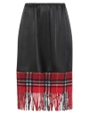 Burberry Woman Mini Skirt Black Size 4 Viscose, Wool, Cashmere