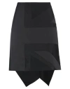 Burberry Woman Mini Skirt Black Size 8 Polyester, Mohair Wool, Virgin Wool In Black
