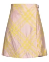 Burberry Checked A-line Mini Skirt In Pink