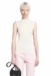 Burberry Crew-neck Argyle Intarsia-knit Top In Multicolor