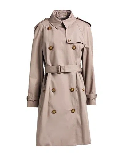 Burberry Woman Overcoat & Trench Coat Antique Rose Size 12 Cotton