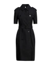 Burberry Woman Overcoat & Trench Coat Black Size 6 Cotton, Polyester In Black