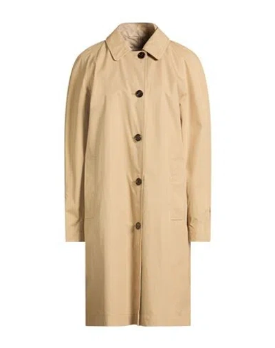 Burberry Woman Overcoat & Trench Coat Camel Size 6 Cotton In Beige