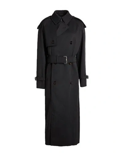 Burberry Woman Overcoat & Trench Coat Charcoal Size 6 Wool In Gray