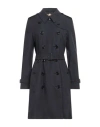 Burberry Kensington Trench Jacket In Blue