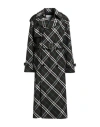 Burberry Woman Overcoat & Trench Coat Military Green Size 4 Polyester, Cotton In Green