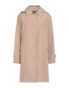 Burberry Woman Overcoat & Trench Coat Sand Size 14 Polyester In Sand