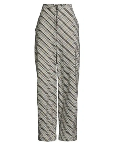 Burberry Woman Pants Beige Size 4 Cotton In Green