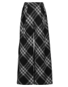Burberry Double Pleated Checkered Palazzo Pants In Black