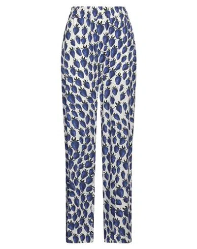 Burberry Woman Pants Blue Size 4 Viscose