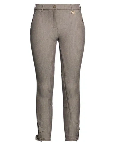 Burberry Woman Pants Dark Brown Size 2 Cotton, Elastane