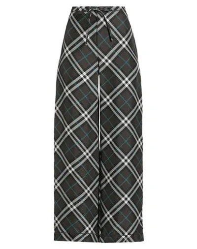 Burberry Woman Pants Dark Brown Size 6 Silk