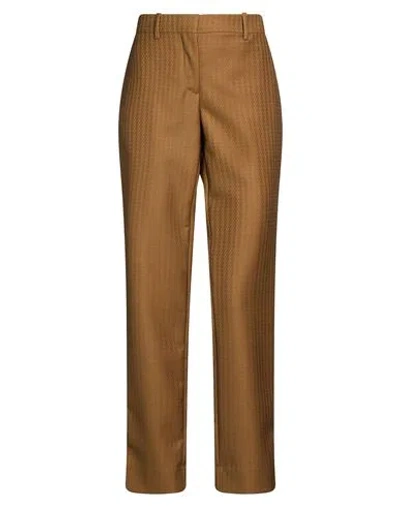 Burberry Woman Pants Khaki Size 4 Wool, Mohair Wool In Brown