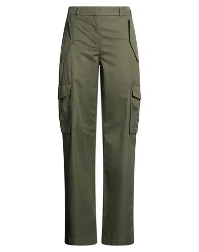 Burberry Woman Pants Military Green Size 4 Cotton