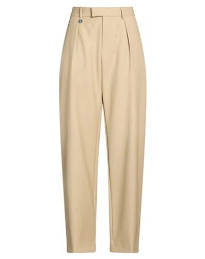 Burberry Woman Pants Sand Size 2 Wool In Neutral