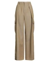 Burberry Woman Pants Sand Size 8 Wool In Neutral