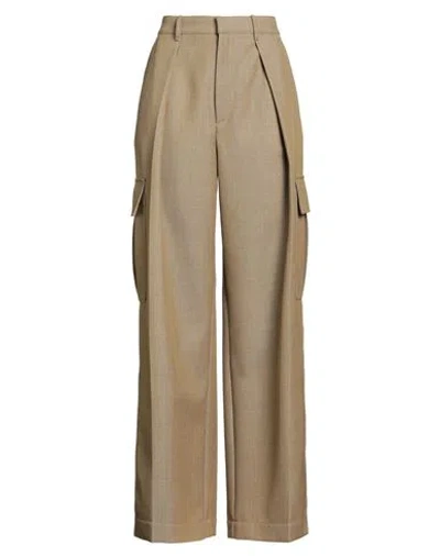 Burberry Woman Pants Sand Size 8 Wool In Neutral