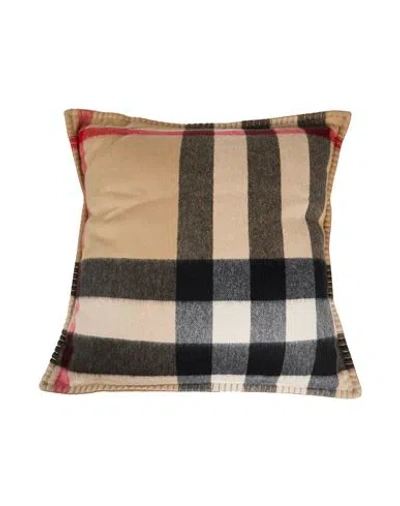 Burberry Woman Pillow Or Pillow Case Beige Size - Cotton In Sand