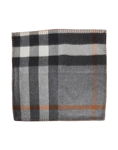 Burberry Woman Pillow Or Pillow Case Grey Size - Cashmere In Gray