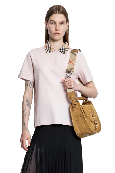 Burberry Woman Pink T-shirts & Tank Tops