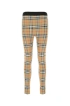 BURBERRY BURBERRY WOMAN PRINTED STRETCH NYLON LEGGINGS