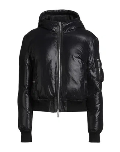 Burberry Woman Puffer Black Size L Polyamide