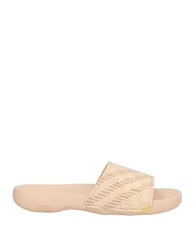 Burberry Woman Sandals Blush Size 9 Rubber In Pink