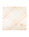 Burberry Woman Scarf Beige Size - Silk In Neutral