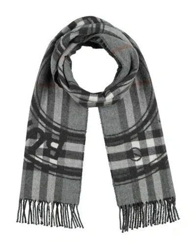 Burberry Woman Scarf Grey Size - Cashmere