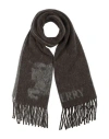 Burberry Woman Scarf Military Green Size - Nylon, Alpaca Wool, Wool, Mohair Wool