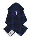 Burberry Woman Scarf Purple Size - Wool In Purple