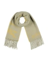 Burberry Woman Scarf Sage Green Size - Nylon, Alpaca Wool, Wool, Mohair Wool
