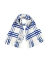 BURBERRY BURBERRY WOMAN SCARF WHITE SIZE - WOOL