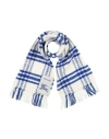 Burberry Woman Scarf White Size - Wool In White
