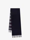 BURBERRY BURBERRY WOMAN SCARF WOMAN BLUE SCARVES