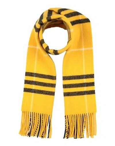 Burberry Woman Scarf Yellow Size - Wool, Cashmere