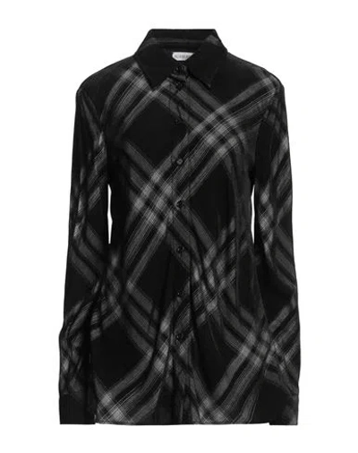 Burberry Woman Shirt Black Size 4 Viscose