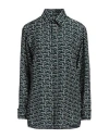 Burberry Prorsum Woman Shirt Green Size 4 Silk In Green