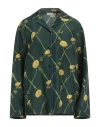 Burberry Dandelion-print Silk Pyjama Shirt In Green