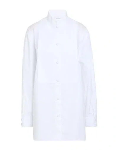 Burberry Woman Shirt White Size 6 Cotton