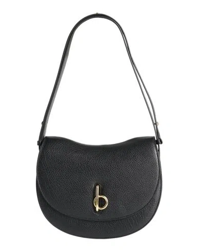 Burberry Woman Shoulder Bag Black Size - Bull Skin