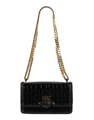 Burberry Woman Shoulder Bag Black Size - Calfskin