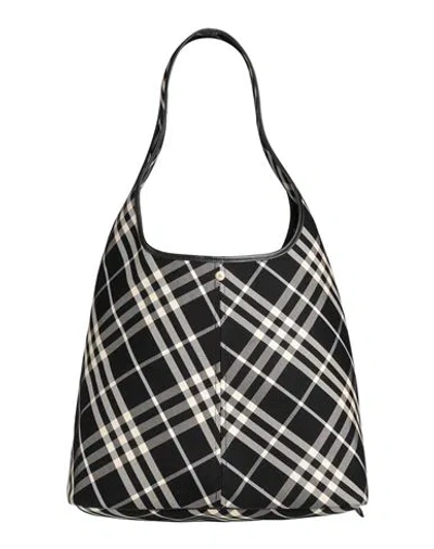 Burberry Woman Shoulder Bag Black Size - Cotton