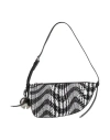 Burberry Woman Shoulder Bag Black Size - Cotton, Elastane, Polyamide In Black
