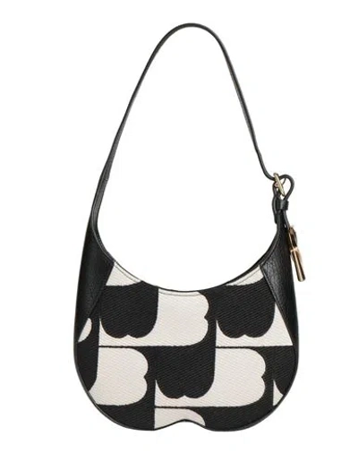 Burberry Woman Shoulder Bag Black Size - Cotton, Polyester