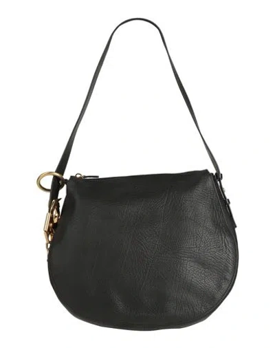 Burberry Woman Shoulder Bag Black Size - Cow Leather