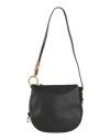Burberry Small Knight Hobo Bag In Black