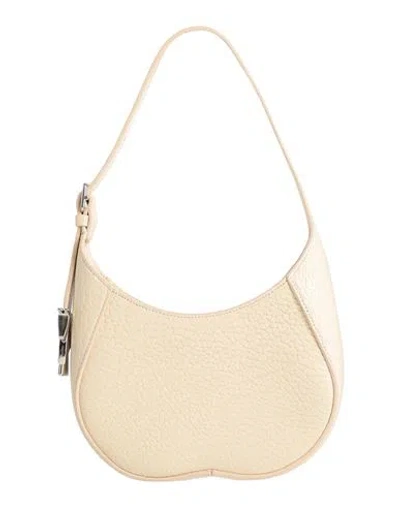 BURBERRY BURBERRY WOMAN SHOULDER BAG IVORY SIZE - LEATHER